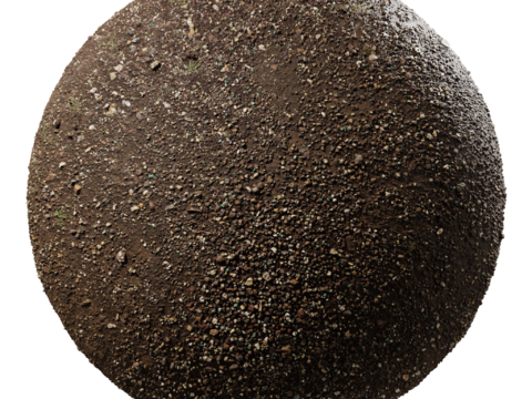 高精度土壤与碎石混合地面纹理 土壤 沙土