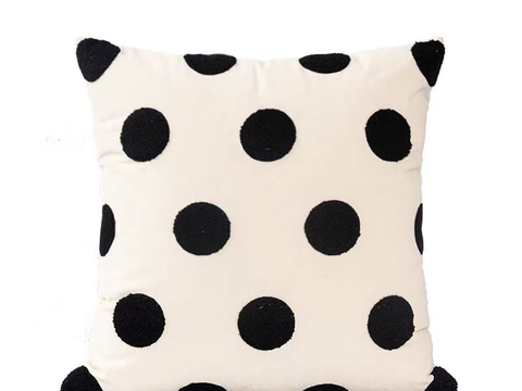 抱枕 现代抱枕 印花抱枕 圆点抱枕