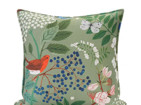 抱枕 中式抱枕 印花抱枕