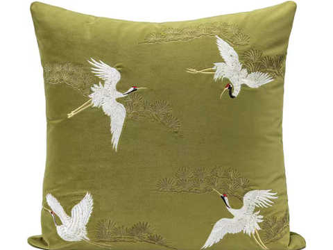 抱枕 中式抱枕 印花抱枕