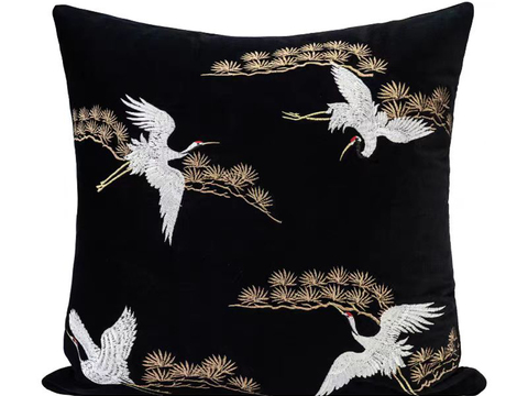 抱枕 中式抱枕 印花抱枕