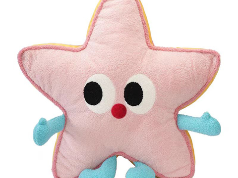 抱枕 现代抱枕 印花抱枕 海星抱枕