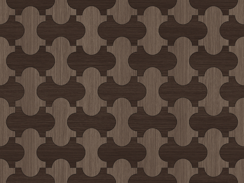 意式轻奢拼花木地板_无缝_咖色_拼花木地板_木纹马赛克贴图