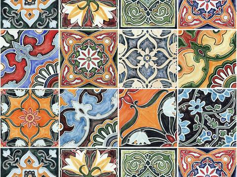 复古仿古砖_花砖