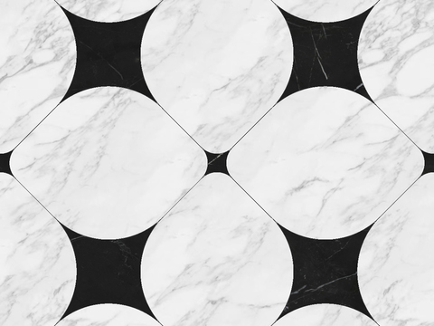 轻奢现代大理石_马赛克大理石_石材拼花