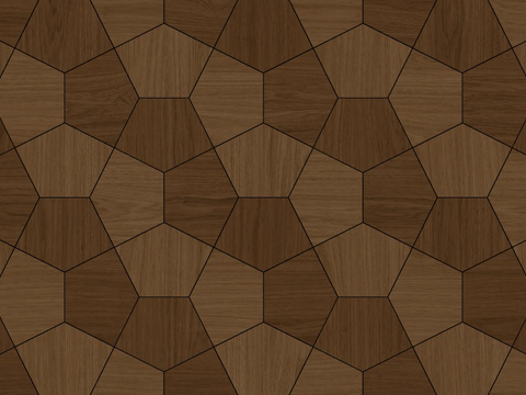 现代意式其他木地板_胡桃木地板_拼花木地板_深色木地板_立体