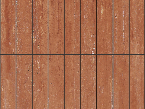 现代中古红砖石 洞石