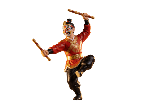  PS免抠英歌舞手办 国潮手办 英歌舞 非遗传承活动 非遗手办 