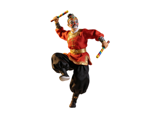  PS免抠英歌舞手办 国潮手办 英歌舞 非遗传承活动 非遗手办 