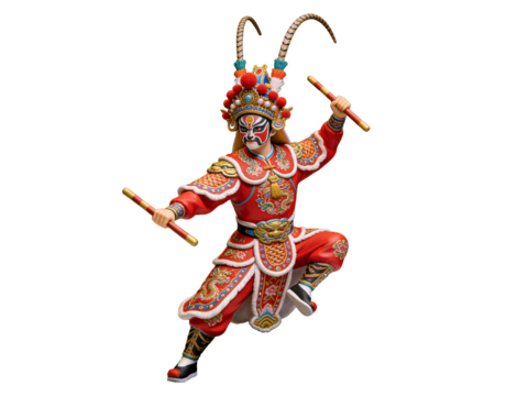  PS免抠英歌舞手办 国潮手办 英歌舞 非遗传承活动 非遗手办 