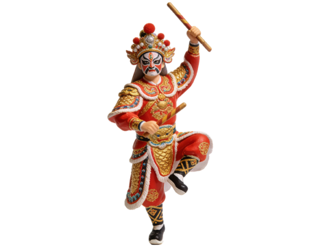  PS免抠英歌舞手办 国潮手办 英歌舞 非遗传承活动 非遗手办 