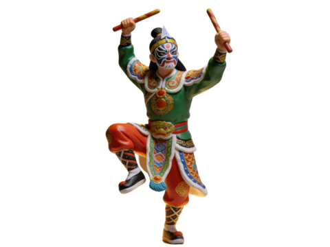  PS免抠英歌舞手办 国潮手办 英歌舞 非遗传承活动 非遗手办 