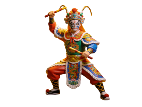  PS免抠英歌舞手办 国潮手办 英歌舞 非遗传承活动 非遗手办 