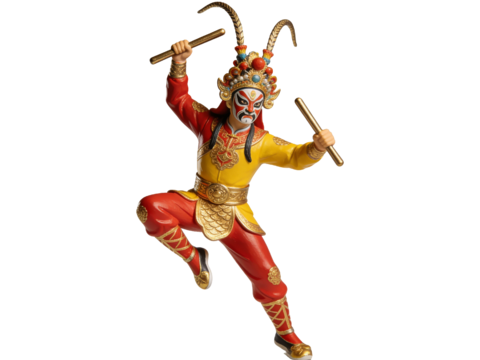  PS免抠英歌舞手办 国潮手办 英歌舞 非遗传承活动 非遗手办 