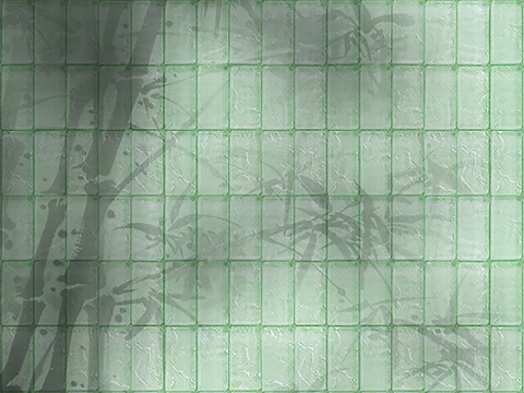现代新中式玻璃砖 玻璃砖贴图