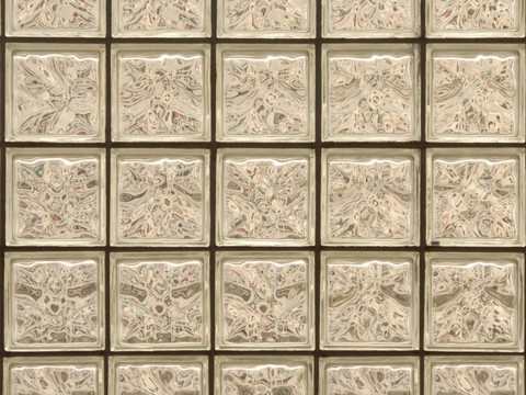 现代无缝玻璃砖 水晶玻璃砖贴图