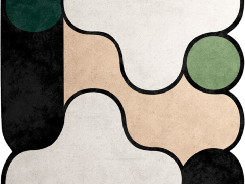 现代儿童卡通地毯贴图