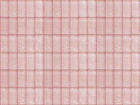 奶油侘寂玻璃砖 粉色长条玻璃砖贴图