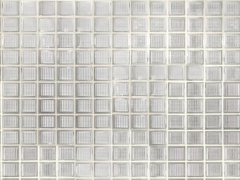 现代极简玻璃砖 冰影空心玻璃砖 无缝浅色玻璃砖贴图