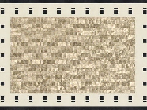 中古奶油地毯 块毯贴图