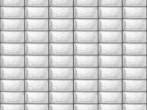 无缝冰影空心玻璃砖水晶砖贴图