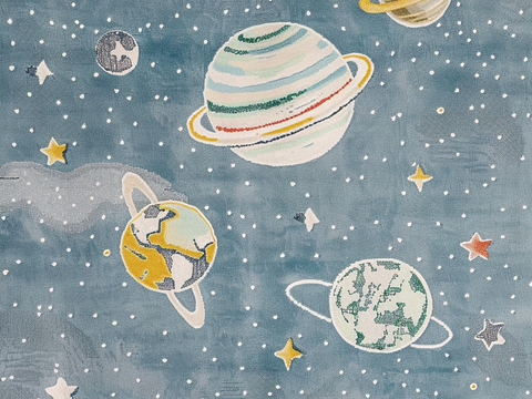 儿童房儿童地毯贴图