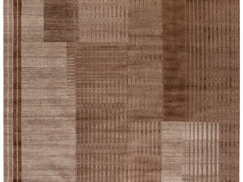 轻奢复古地毯 棕色地毯贴图