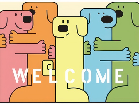 现代儿童卡通地毯贴图