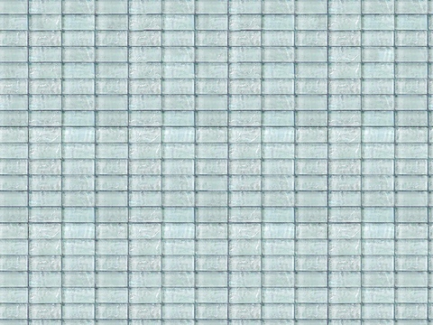 无缝侘寂玻璃砖 绿色长条玻璃砖贴图