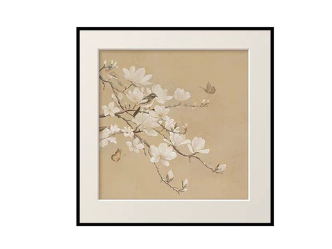 现代装饰画_挂画_植物画贴图