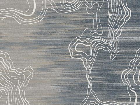  新中式云纹地毯 