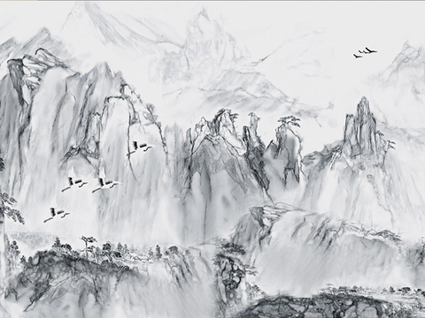  皮革布纹木材石材户外砖金属自然外景装饰画 