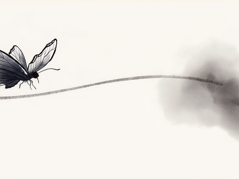  高清中式禅意水墨画 