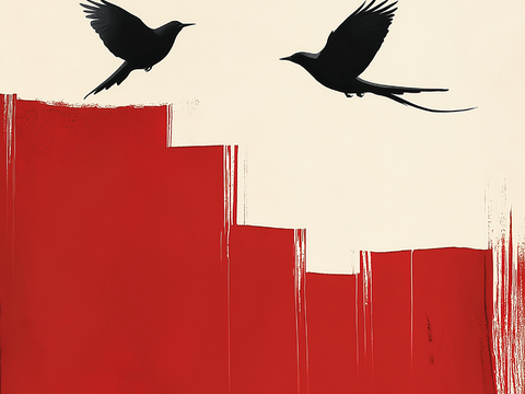  高清中式禅意抽象画 