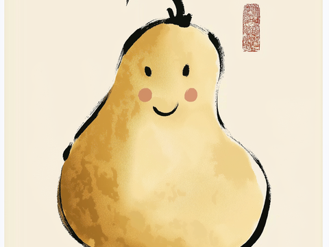  高清葫芦水果画 