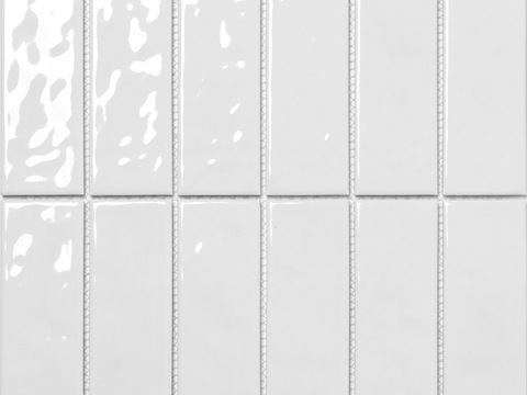 白色渐变釉面长条砖 高清瓷砖贴图