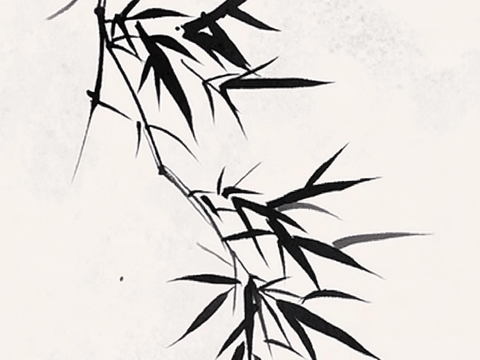  高清中式禅意水墨画 