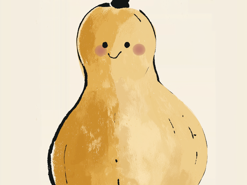  高清葫芦水果画 