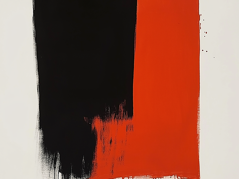  高清中式禅意抽象画 