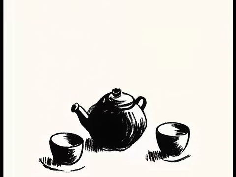  高清中式禅意水墨画 