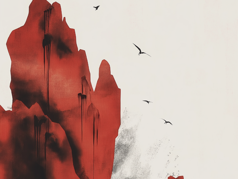  高清中式禅意抽象画 