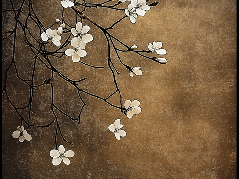  高清中古风挂画 