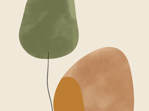  高清现代抽象油画 