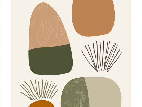  高清现代简约画 