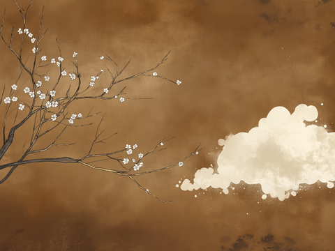  高清中古风挂画 