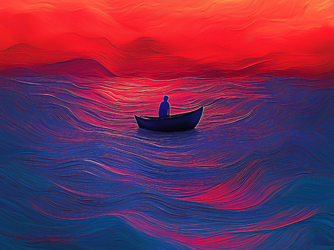  高清现代抽象油画 