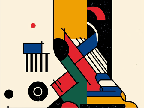 高清现代抽象油画