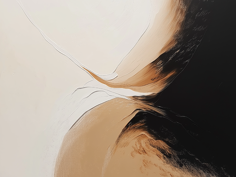  高清现代抽象油画 