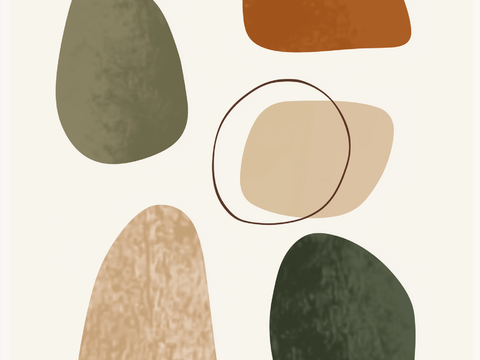  高清现代简约画 