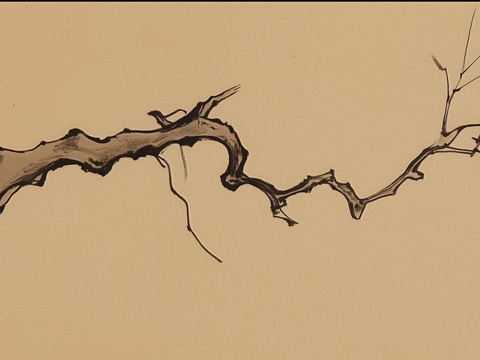  高清中式横幅画 